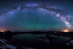 Milky Way Arching OverCrater Lake