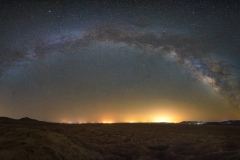 Milky Way Over Borrego Badlands